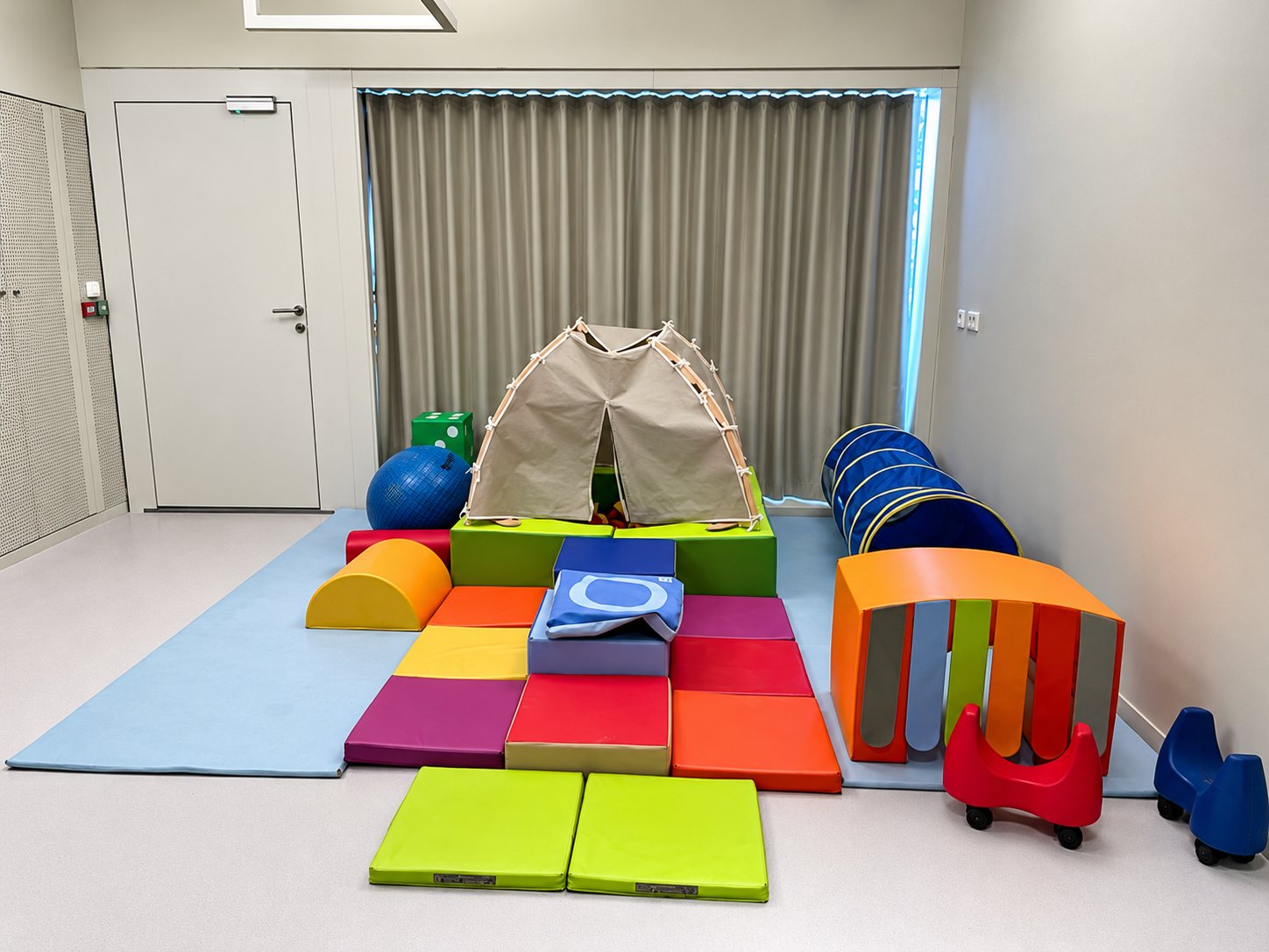 La salle de psychomotricité de La Grande Ourse