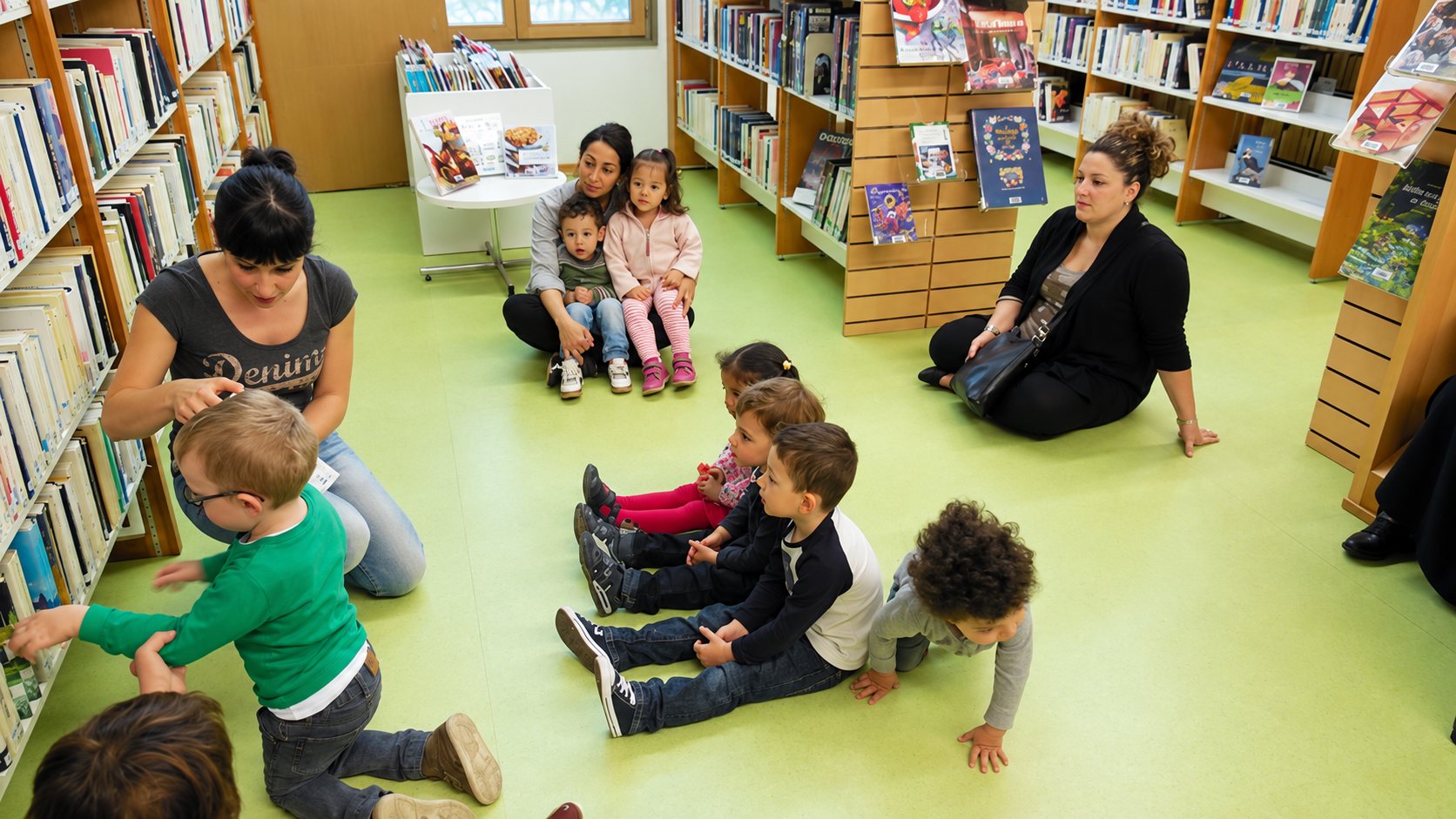 Sortie à la bibliothèque avec le groupe des Comètes, photo 1 sur 6
